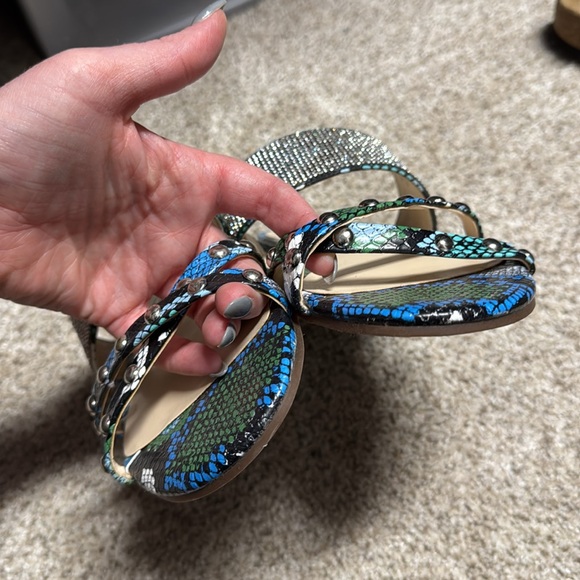 Jessica Simpson Snakeskin Sandals - Picture 3 of 3